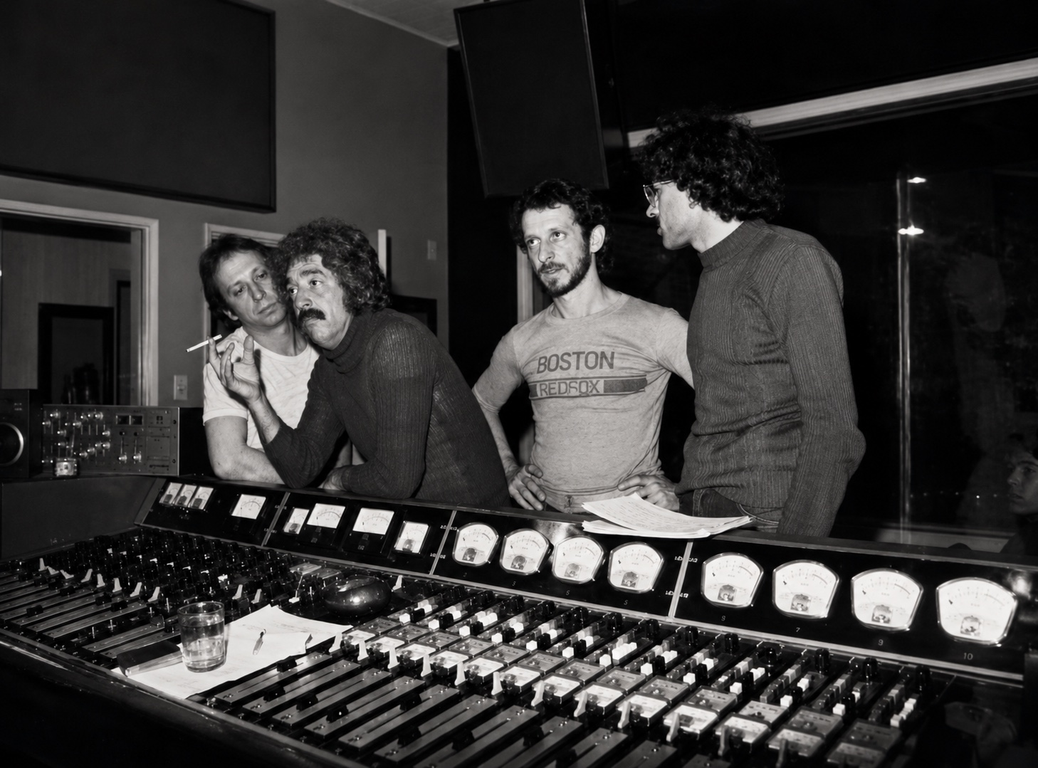La sala de control, principios de los años ochenta.